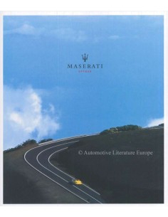 2002 MASERATI SPYDER BROCHURE DUITS