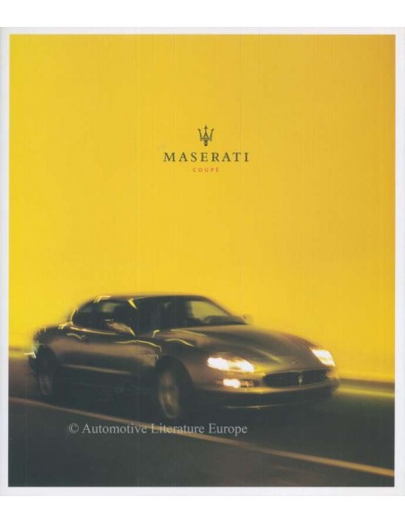 2003 MASERATI COUPE BROCHURE ENGLISH