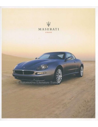 2003 MASERATI COUPE BROCHURE ENGELS