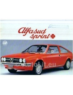 1977 ALFA ROMEO SPRINT Q BROCHURE NEDERLANDS