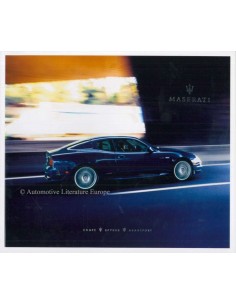 2004 MASERATI COUPE SPYDER GRANSPORT BROCHURE ENGLISH