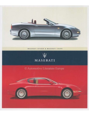 2002 MASERATI SPYDER & COUPE BROCHURE ENGLISH