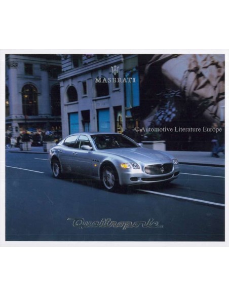 2004 MASERATI QUATTROPORTE V PROSPEKT FRANZÖSISCH