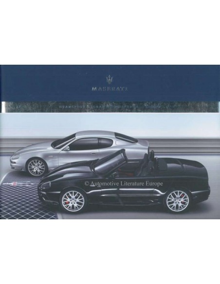 2006 MASERATI GRANSPORT SPYDER COUPE BROCHURE GERMAN