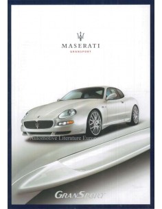 2004 MASERATI GRANSPORT BROCHURE ITALIAANS ENGELS