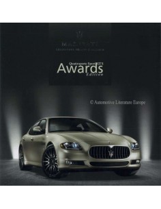 2010 MASERATI QUATTROPORTE SPORT GTS AWARD EDITION BROCHURE ENGLISH