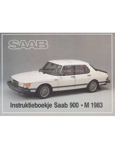 1983 SAAB 900 INSTRUCTIEBOEKJE NEDERLANDS