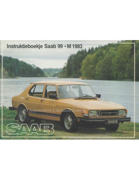 1983 SAAB 99 BETRIEBSANLEITUNG NIEDERLÄNDISCH