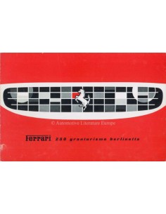 1959 FERRARI 250 GRANTURISMO BERLINETTA PROSPEKT ENGLISCH