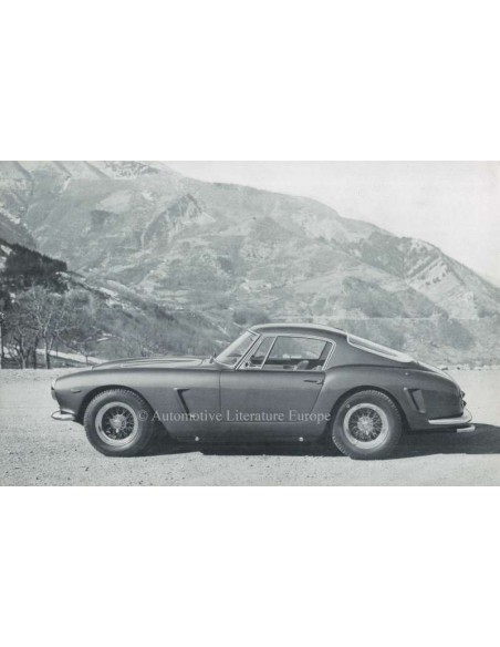 1959 FERRARI 250 GRANTURISMO BERLINETTA PROSPEKT ENGLISCH