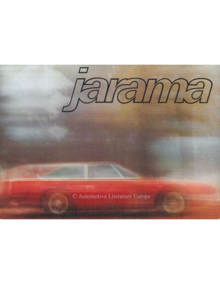 1971 LAMBORGHINI JARAMA 400 GT 2+2 PROSPEKT