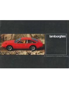 1971 LAMBORGHINI JARAMA 400 GT 2+2 BROCHURE 2