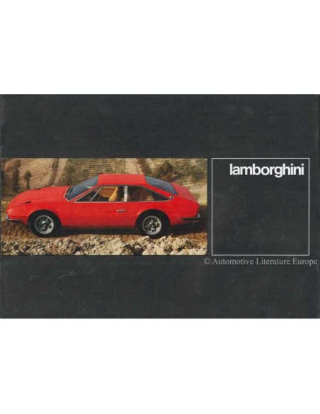 1971 LAMBORGHINI JARAMA 400 GT 2+2 BROCHURE