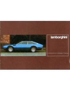 1973 LAMBORGHINI JARAMA S BROCHURE 2