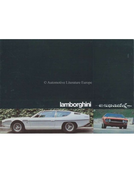 1971 LAMBORGHINI ESPADA 400 GT BROCHURE