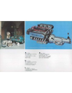 1970 LAMBORGHINI MIURA JARAMA ESPADA BROCHURE 2