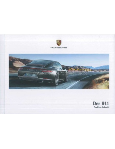 2018 PORSCHE 911 CARRERA TARGA HARDCOVER BROCHURE DUITS
