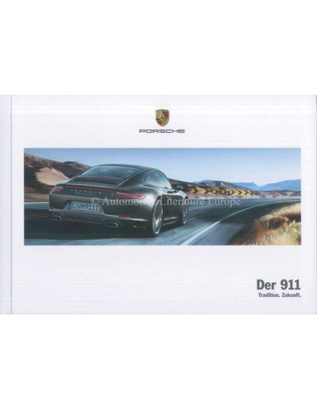 2018 PORSCHE 911 CARRERA TARGA HARDCOVER PROSPEKT DEUTSCH