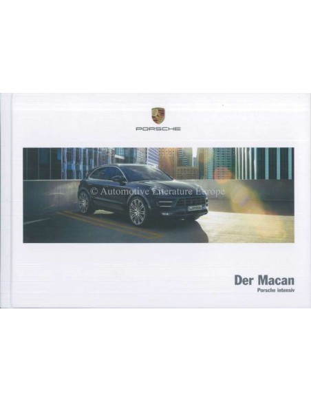 2018 PORSCHE MACAN HARDCOVER BROCHURE DUITS