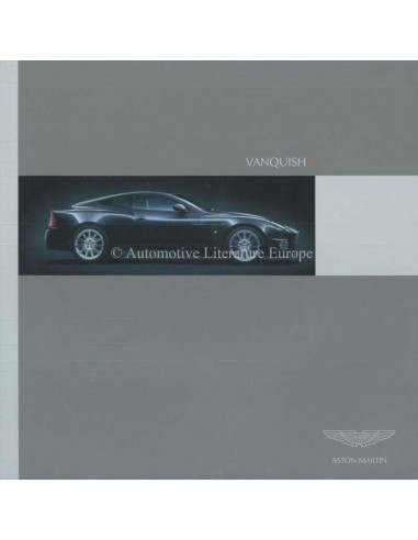 2004 ASTON MARTIN VANQUISH S BROCHURE ENGELS