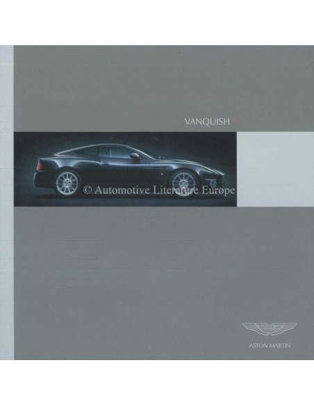 2004 ASTON MARTIN VANQUISH S BROCHURE ENGELS