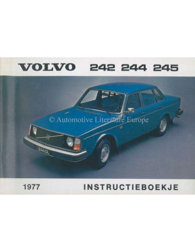 1977 VOLVO 242 244 245 INSTRUCTIEBOEKJE NEDERLANDS