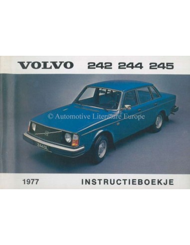 1977 VOLVO 242 244 245 OWNERS MANUAL DUTCH