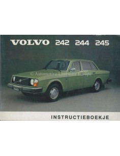 1975 VOLVO 242 244 245 INSTRUCTIEBOEKJE NEDERLANDS