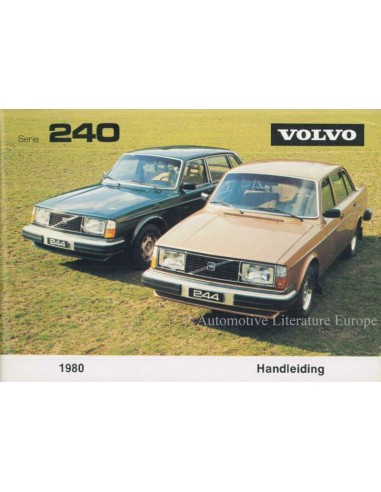 1980 VOLVO 240 INSTRUCTIEBOEKJE NEDERLANDS