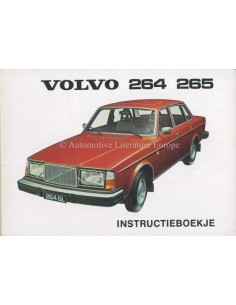 1976 VOLVO 264 265 BETRIEBSANLEITUNG NIEDERLÄNDISCH