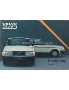 1987 VOLVO 240 INSTRUCTIEBOEKJE NEDERLANDS