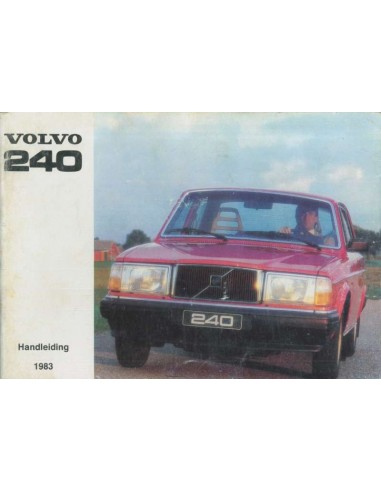 1983 VOLVO 240 OWNERS MANUAL DUTCH