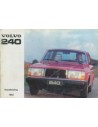 1983 VOLVO 240 BETRIEBSANLEITUNG NIEDERLÄNDISCH