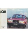 1983 VOLVO 240 OWNERS MANUAL DUTCH