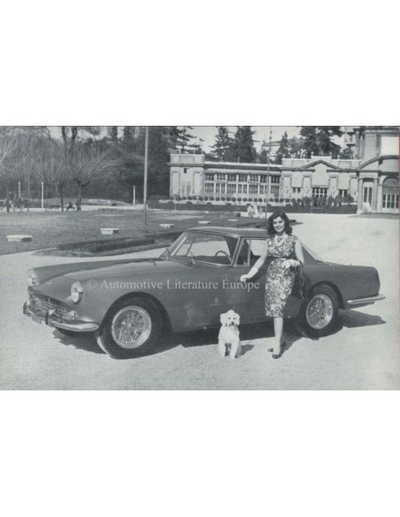 1959 FERRARI 250 GRANTURISMO COUPE PININFARINA BROCHURE M167