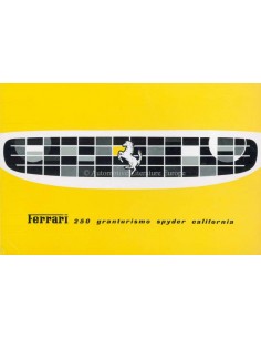 1960 FERRARI 250 GRANTURISMO SPYDER CALIFORNIA BROCHURE FRANS