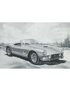 1960 FERRARI 250 GRANTURISMO SPYDER CALIFORNIA PROSPEKT FRANZÖSISCH 2