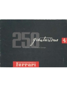 1958 FERRARI 250 GRANTURISMO BROCHURE GERMAN