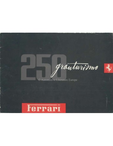 1958 FERRARI 250 GRANTURISMO BROCHURE GERMAN