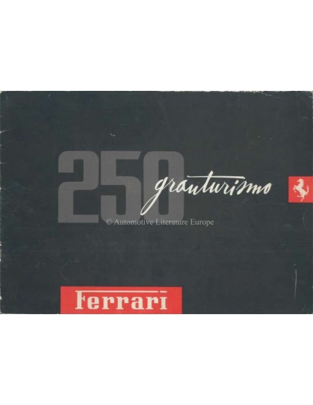 1958 FERRARI 250 GRANTURISMO BROCHURE GERMAN