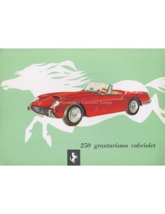 1958 FERRARI 250 GRANTURISMO BROCHURE DUITS 2