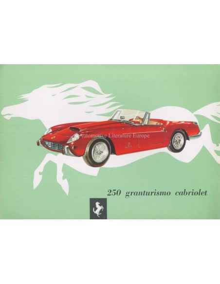 1958 FERRARI 250 GRANTURISMO BROCHURE GERMAN