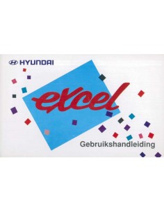 1999 HYUNDAI EXCEL OWNERS MANUAL DUTCH