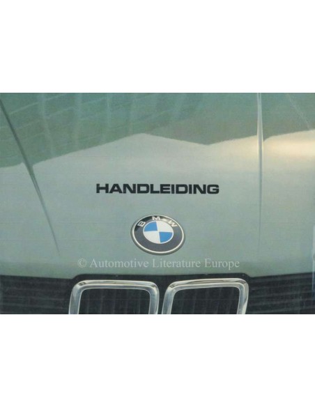 1981 BMW 5 SERIES OWNERS MANUAL DUTCH