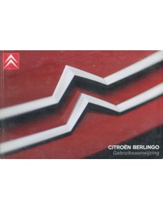 2008 CITROEN BERLINGO INSTRUCTIEBOEKJE NEDERLANDS