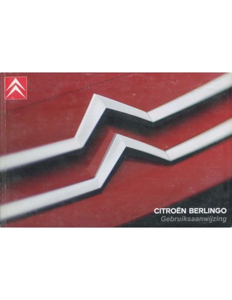 2008 CITROEN BERLINGO BETRIEBSANLEITUNG NIEDERLÄNDISCH