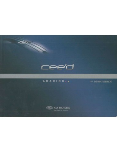 2011 KIA CEE'D BETRIEBSANLEITUNG NIEDERLÄNDISCH
