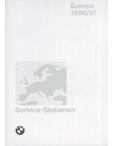 1996/1997 BMW SERVICE DIRECTORY EUROPE HANDBOOK