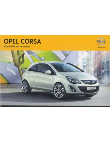 2013 OPEL CORSA INSTRUCTIEBOEKJE SPAANS