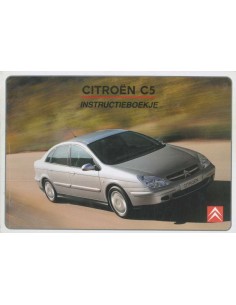 2003 CITROEN C5 INSTRUCTIEBOEKJE NEDERLANDS